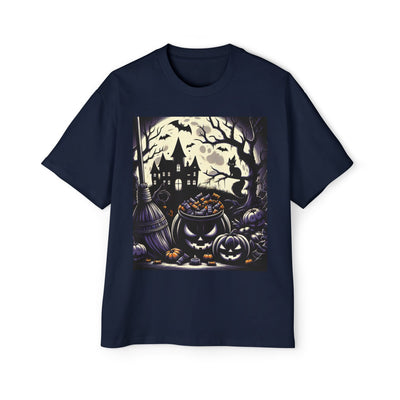 Stylish Halloween Oversized Tee, Spooky, Halloween Apparel, Unisex T-shirt, Trick-or-Treat Shirt, Autumn Fashion, Gift for Him