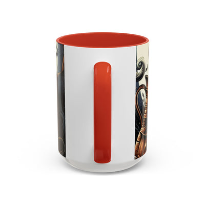 Halloween Pumpkin Accent Coffee Mug - Spooky Decor, Autumn Gift, Hot Beverage Cup, Halloween Party, Cozy Vibe