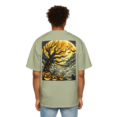 Stylish Halloween Oversized Tee, Spooky, Halloween Apparel, Unisex T-shirt, Trick-or-Treat Shirt, Autumn Fashion, Gift for Him